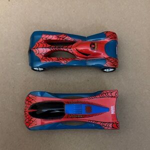 Marvel Spider-Man Red and Blue Toy Race Car Duo